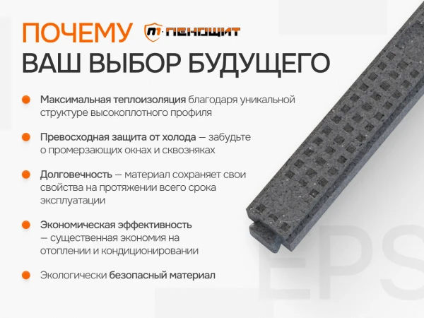 Профиль теплый подставочный для окон